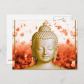 Serene Buddha Postcard Postkarte (Vorne/Hinten)