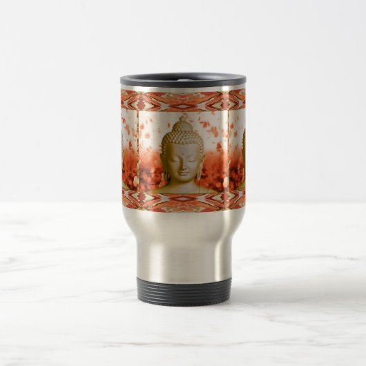 Serene Buddha-Reise-Tasse Reisebecher (Mittel)
