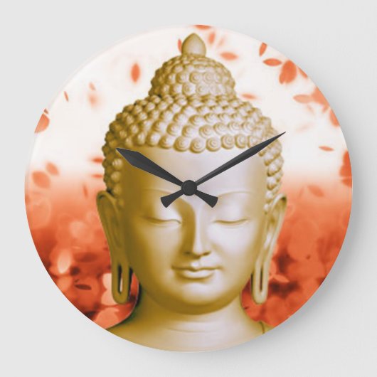 Serene Buddha Uhr (Vorderseite)