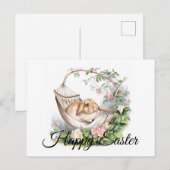Serene Bunny Retreat Postkarte (Vorne/Hinten)