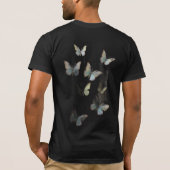 Serene Butterflies Nature T-Shirt (Rückseite)