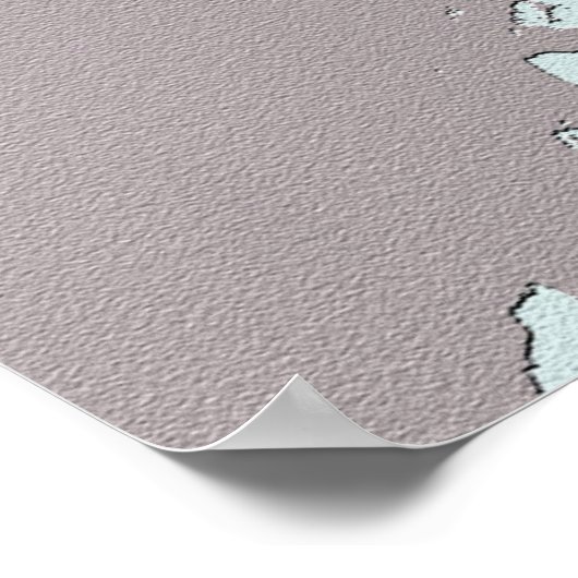 Serene Butterfly Poster (Ecke)