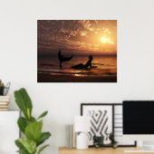 Serene Canvas Print Poster (Heimbüro)