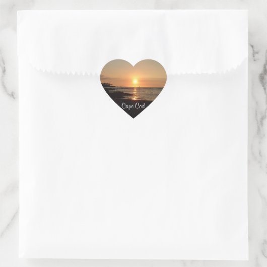 Serene Cape Cod Sunset Stickers (Tasche)
