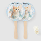 Serene Cat Fächer (Vorne und Hinten)