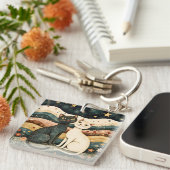 Serene Cats Schlüsselanhänger (Vorderseite rechts)