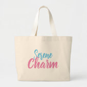 Serene Charm Tote Bag Jumbo Stoffbeutel (Vorne)