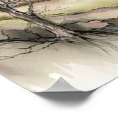 Serene Cherry Blossom Valley Poster (Ecke)