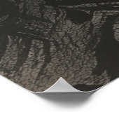 Serene chinesische Landschaftsmalerei Poster (Ecke)