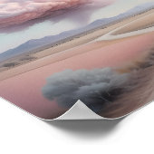 Serene Cloudscape - Dreamame Landschaft Kunst Poster (Ecke)