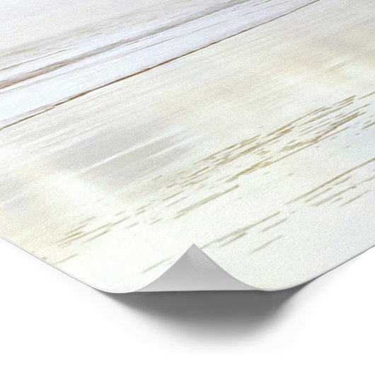 Serene Coastal Landschaft Poster (Ecke)