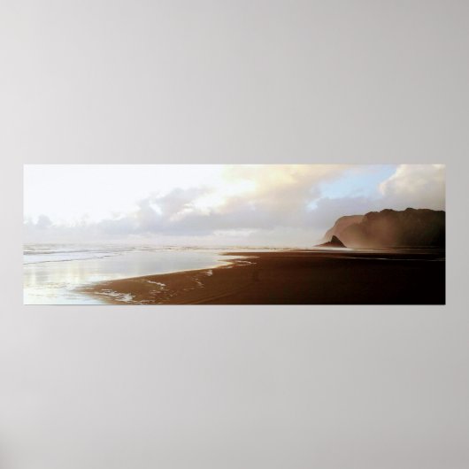 Serene Coastal Landschaft Poster (Vorne)