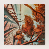 Serene Coastal Sunset Puzzle (Horizontal)