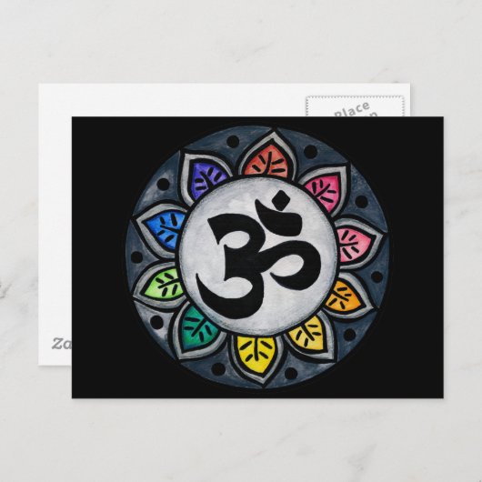 Serene Color Postkarte (Vorne/Hinten)