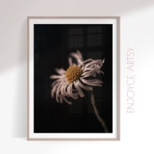 Serene daisy Blume noch Leben Foto Mauer Kunst