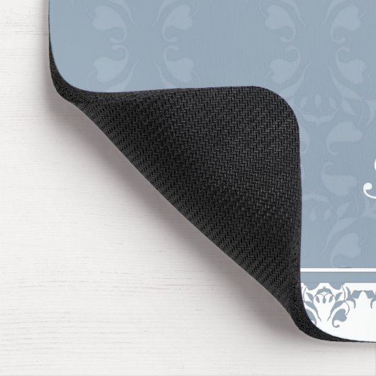 Serene Damask Border Mousepad (Ecke)
