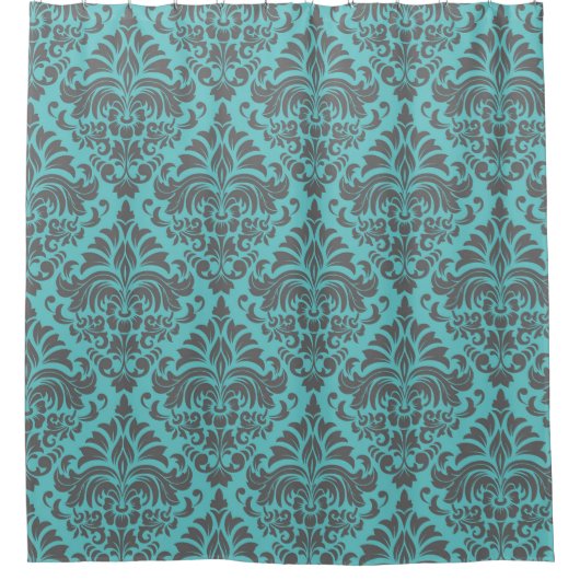 Serene Damask Harmony Duschvorhang (Vorderseite)