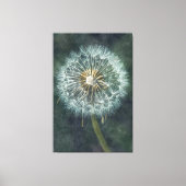 Serene Dandelion Leinwand Art - Zeitloser Natursch (Vorderseite)