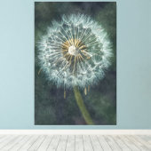 Serene Dandelion Leinwand Art - Zeitloser Natursch (Insitu (Holzboden))