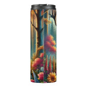 Serene Deer in Spring Sunrise Thermosbecher (Rückseite)