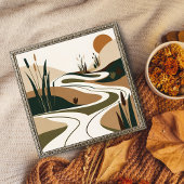 Serene Desert River Fotodruck