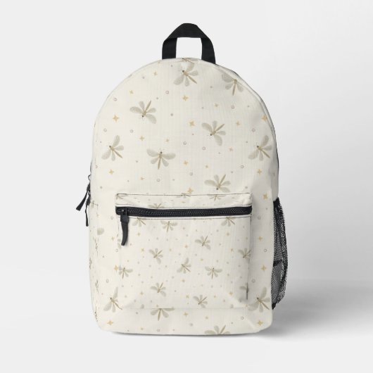 Serene Dragonflies Backpack Bedruckter Rucksack (Vorderseite)