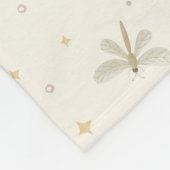 Serene Dragonflies Fleece Blanket (Ecke)