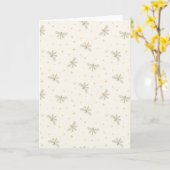 Serene Dragonflies Greeting Card Karte (Gelbe Blume)