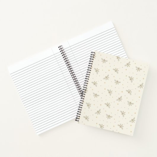 Serene Dragonflies Spiral Notebook Notizblock (Innenseite)