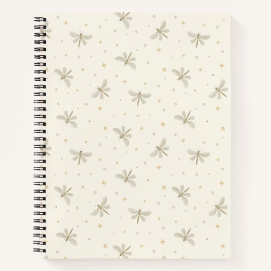 Serene Dragonflies Spiral Notebook Notizblock (Vorderseite)