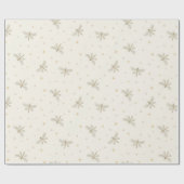 Serene Dragonflies Wrapping Paper Geschenkpapier (Flach)
