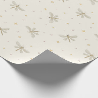 Serene Dragonflies Wrapping Paper Geschenkpapier