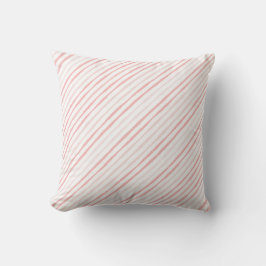 Serene Dusty Pink Stripes Kissen