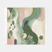 Serene Earth Flow Fleecedecke (Vorderseite (Horizontal))