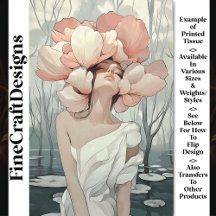 Serene Ethereal Korallen, Creme CB9 Decoupage