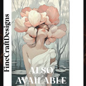 Serene Ethereal Korallen, Creme CC1 Decoupage Seidenpapier