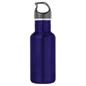 Serene Faith 18oz Blue Zen Bottle Edelstahlflasche (Rückseite)