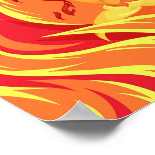 Serene Flame Princess Poster (Ecke)