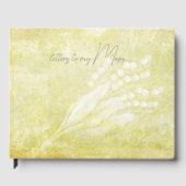 Serene Floral Loss Mother Personalisiert Journal Gästebuch (Vorderseite)