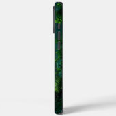 Serene Forest Glade in Morning Light - iPhone Case (Rückseite / Links)