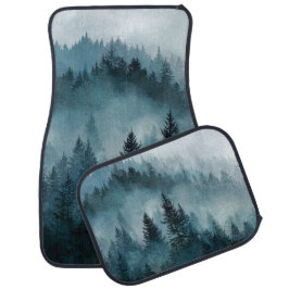 Serene Forest Glow Autofußmatte