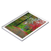 Serene Forest Notebook Cover - Peaceful Woodland Notizblock (Linke Seite)