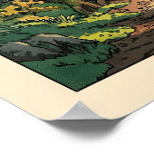 Serene Forest Path Wall Art Winding Trail, Tall Poster (Ecke)