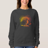 Serene Frauenprofil. Sweatshirt (Vorderseite)