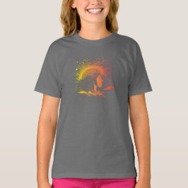 Serene Frauenprofil. T-Shirt
