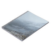 Serene Frosty Winter Alpine Spirituosen Notebook Notizblock (Linke Seite)
