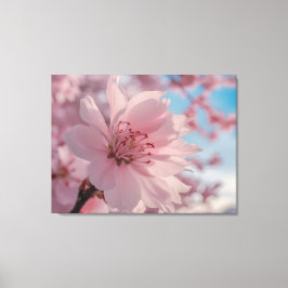 Serene Frühjahrsblumen-Kunstleinwanddruck Leinwanddruck