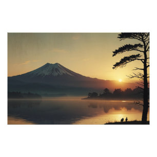 Serene Fuji Landscape Wall Art Fotodruck