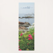 Serene Garden View Ocean Cove Name Yogamatte (Rückseite)