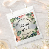 Serene Garden Wreath: Pastel Floral Elegante Geschenktütchen (Ausgeschnitten)